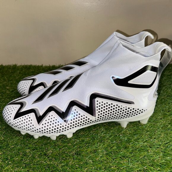 Adidas Freak Ultra 21 Laceless Football Cleats Black White Men\'s 13.5 GZ0450 NEW